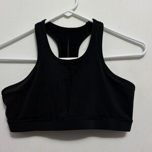 Evolve Black Racerback Sports Bra women’s Size L✨
